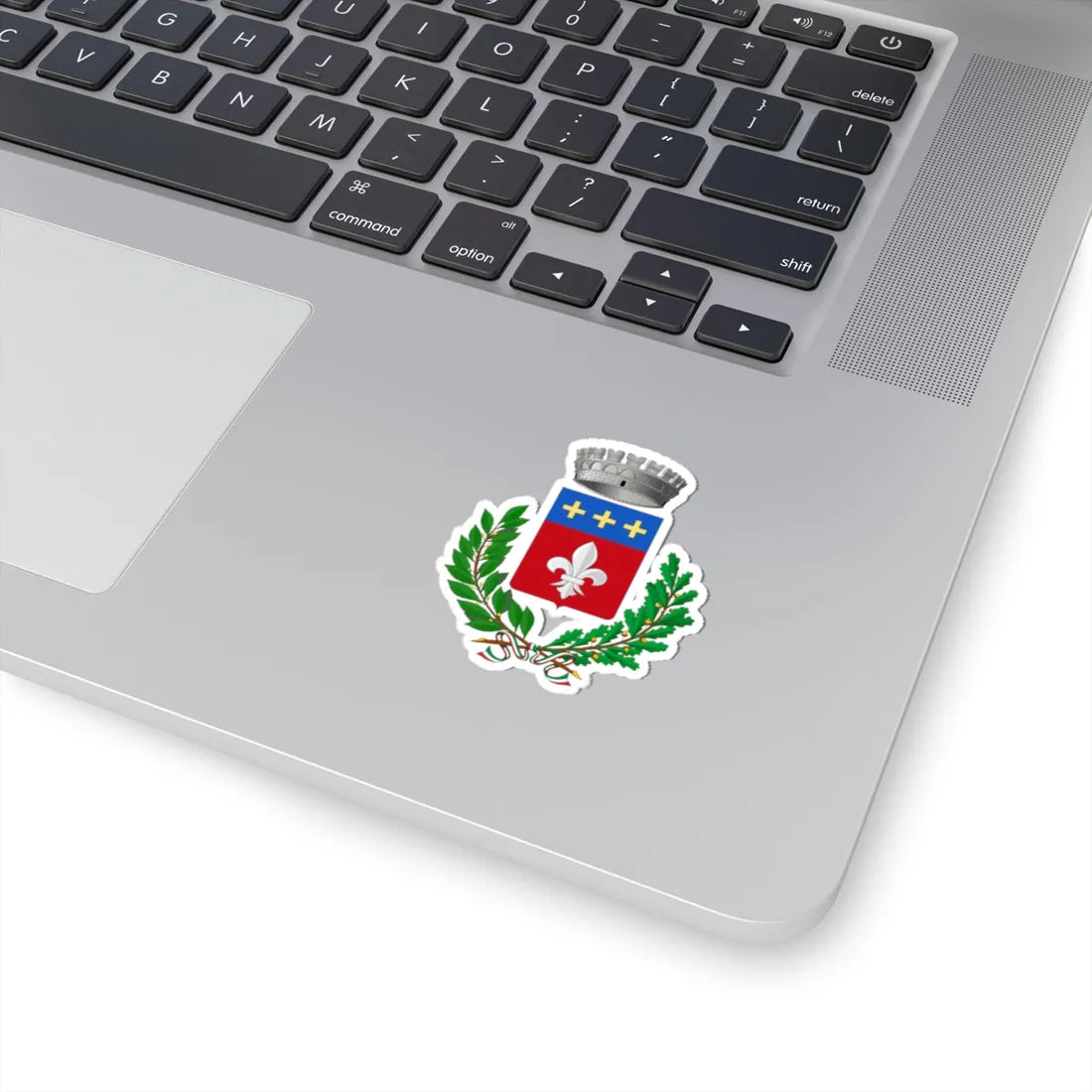 Calvagese della Riviera-Stemma (Italy) (Coat of Arms) STICKER Vinyl Kiss-Cut Decal - The Sticker Space