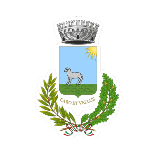 Calvello-Stemma (Italy) (Coat of Arms) STICKER Vinyl Kiss-Cut Decal 2 Inch White - The Sticker Space