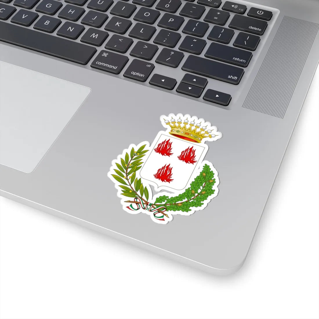 Calvi dellUmbria-Stemma (Italy) (Coat of Arms) STICKER Vinyl Kiss-Cut Decal - The Sticker Space
