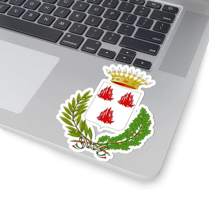Calvi dellUmbria-Stemma (Italy) (Coat of Arms) STICKER Vinyl Kiss-Cut Decal - The Sticker Space