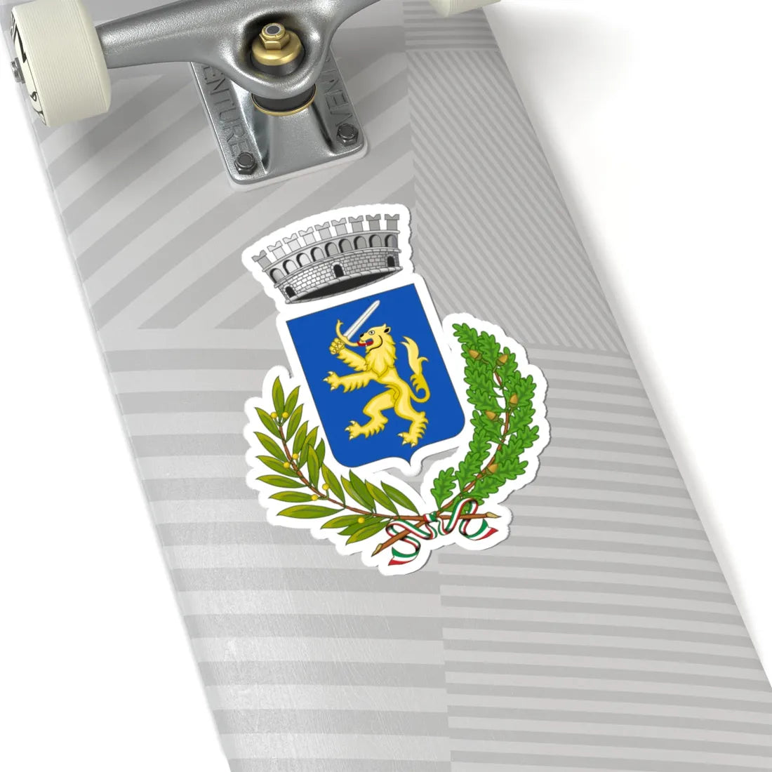 Calvi Italia-Stemma (Italy) (Coat of Arms) STICKER Vinyl Kiss-Cut Decal - The Sticker Space