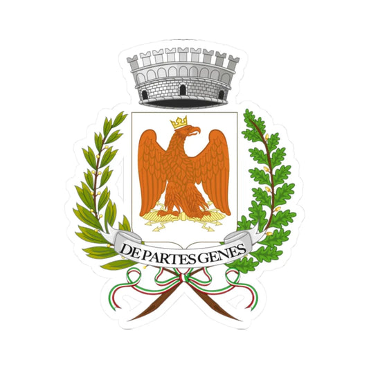 Calvignano-Stemma (Italy) (Coat of Arms) STICKER Vinyl Kiss-Cut Decal 2 Inch White - The Sticker Space