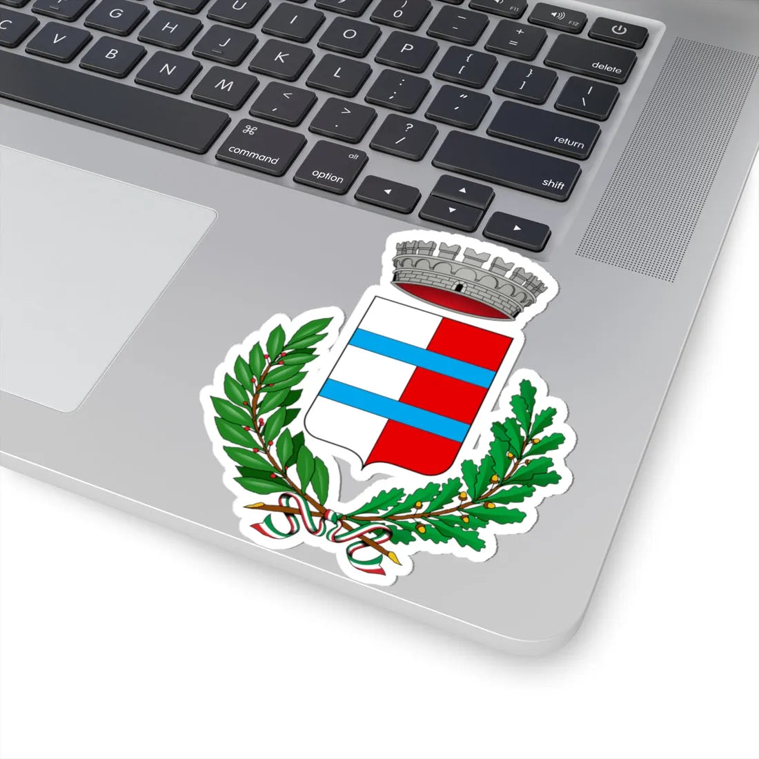 Calvignasco-Stemma (Italy) (Coat of Arms) STICKER Vinyl Kiss-Cut Decal - The Sticker Space