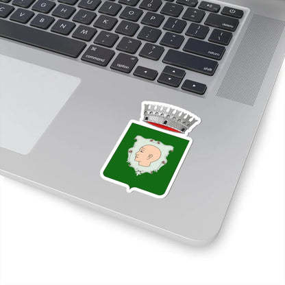 Calvizzano stemma (Italy) (Coat of Arms) STICKER Vinyl Kiss-Cut Decal - The Sticker Space
