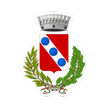 Camaiore-Stemma (Italy) (Coat of Arms) STICKER Vinyl Kiss-Cut Decal 3 Inch White - The Sticker Space