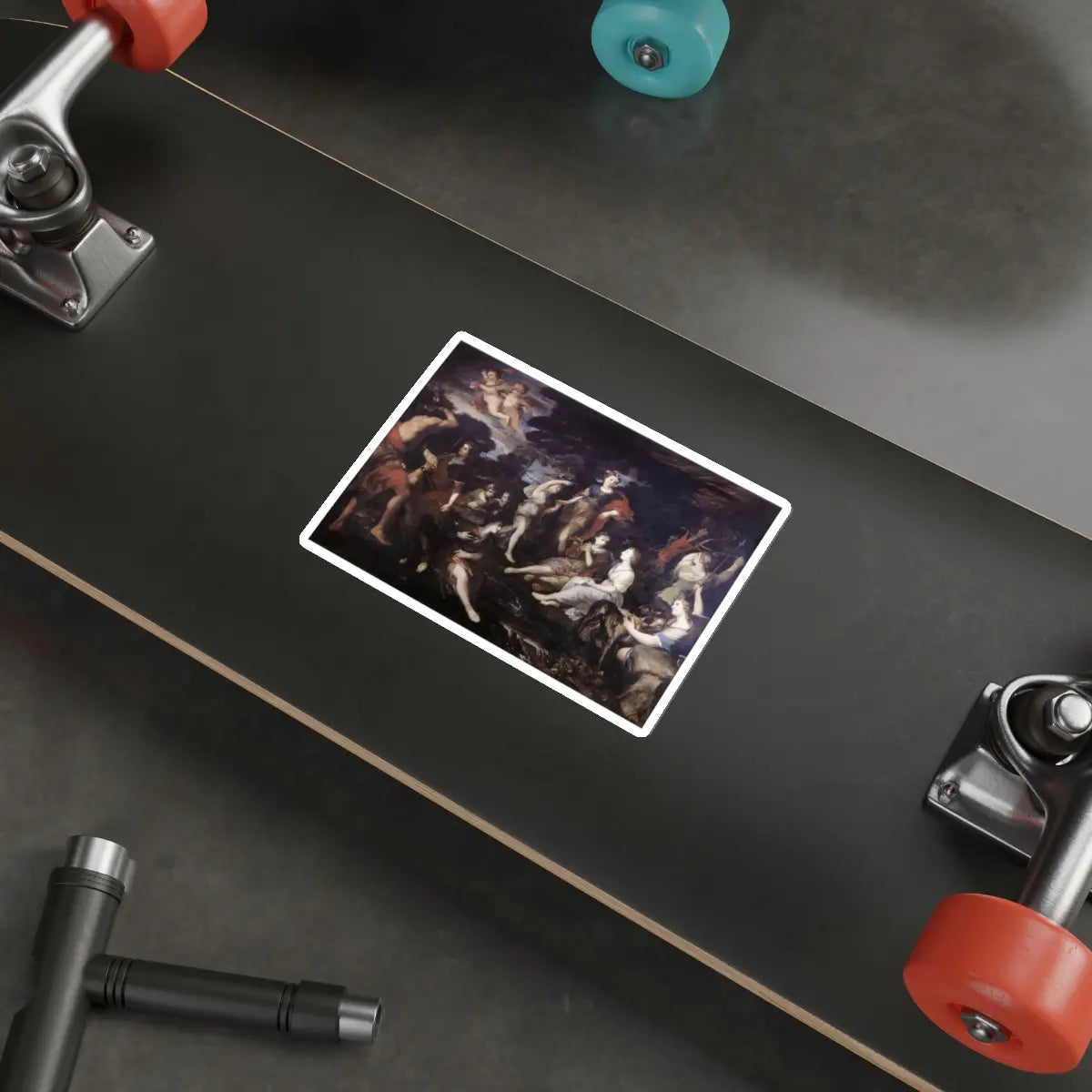 SKU:32658600286964918620 Sticker types:White Shape:Die-Cut Sizes:5" × 5"