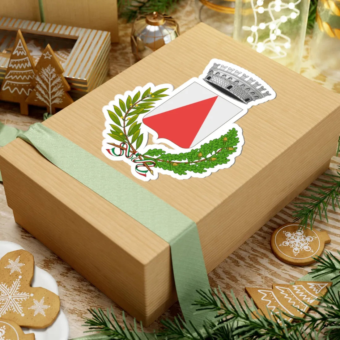 Cambiago-Stemma (Italy) (Coat of Arms) STICKER Vinyl Kiss-Cut Decal - The Sticker Space