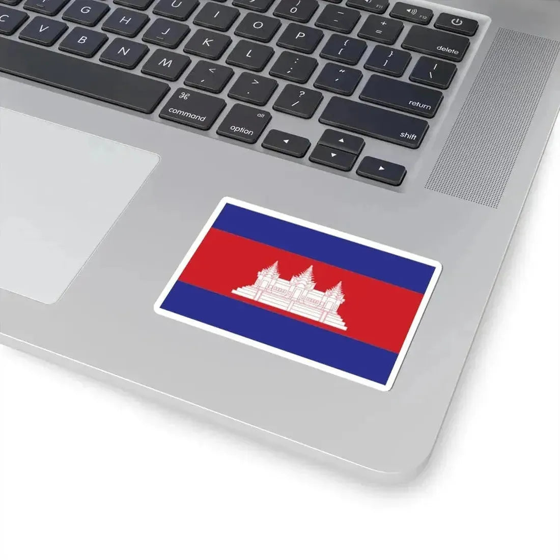 Cambodia Final Flag (Cambodia) STICKER Vinyl Kiss-Cut Decal - The Sticker Space
