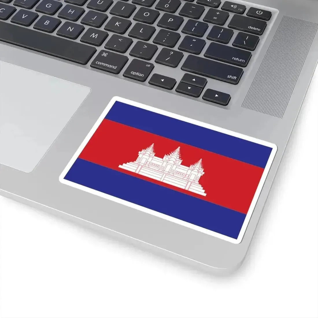 Cambodia Final Flag (Cambodia) STICKER Vinyl Kiss-Cut Decal - The Sticker Space
