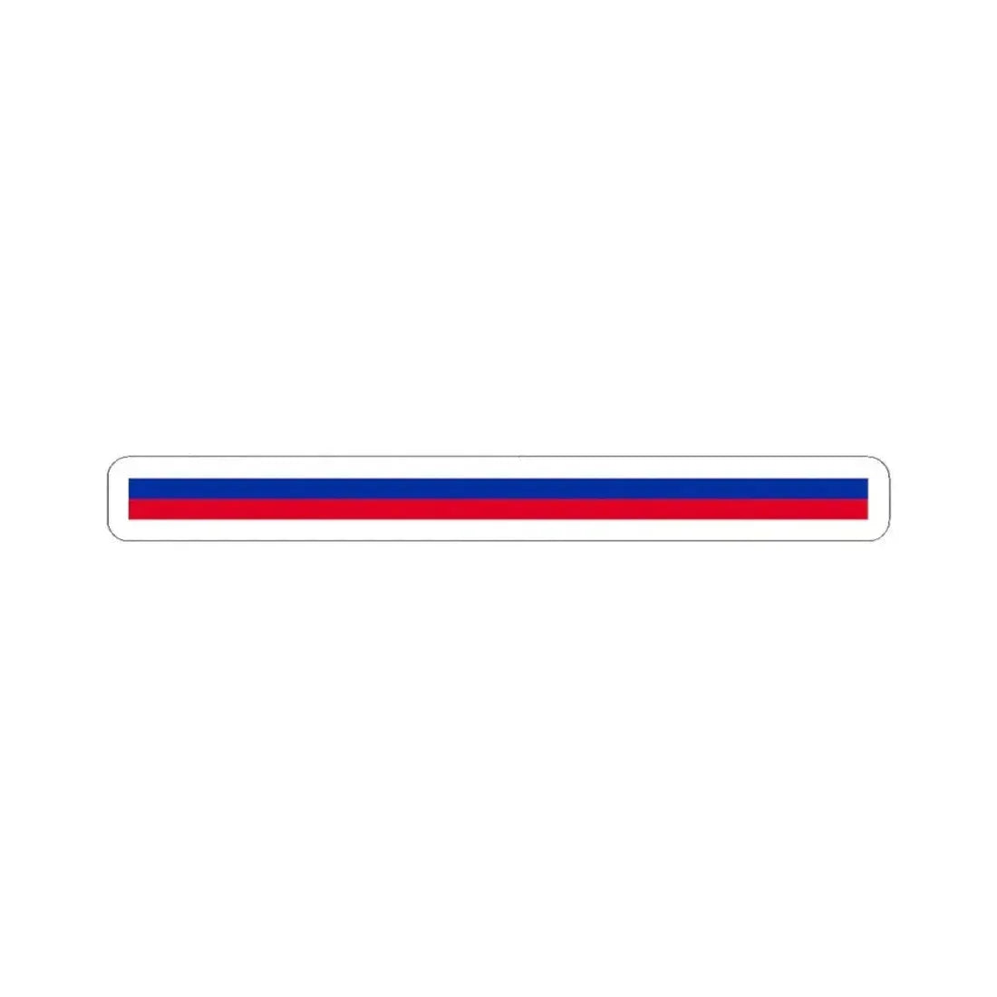 Cambodia flag bar (Cambodia) STICKER Vinyl Kiss-Cut Decal 3 Inch White - The Sticker Space