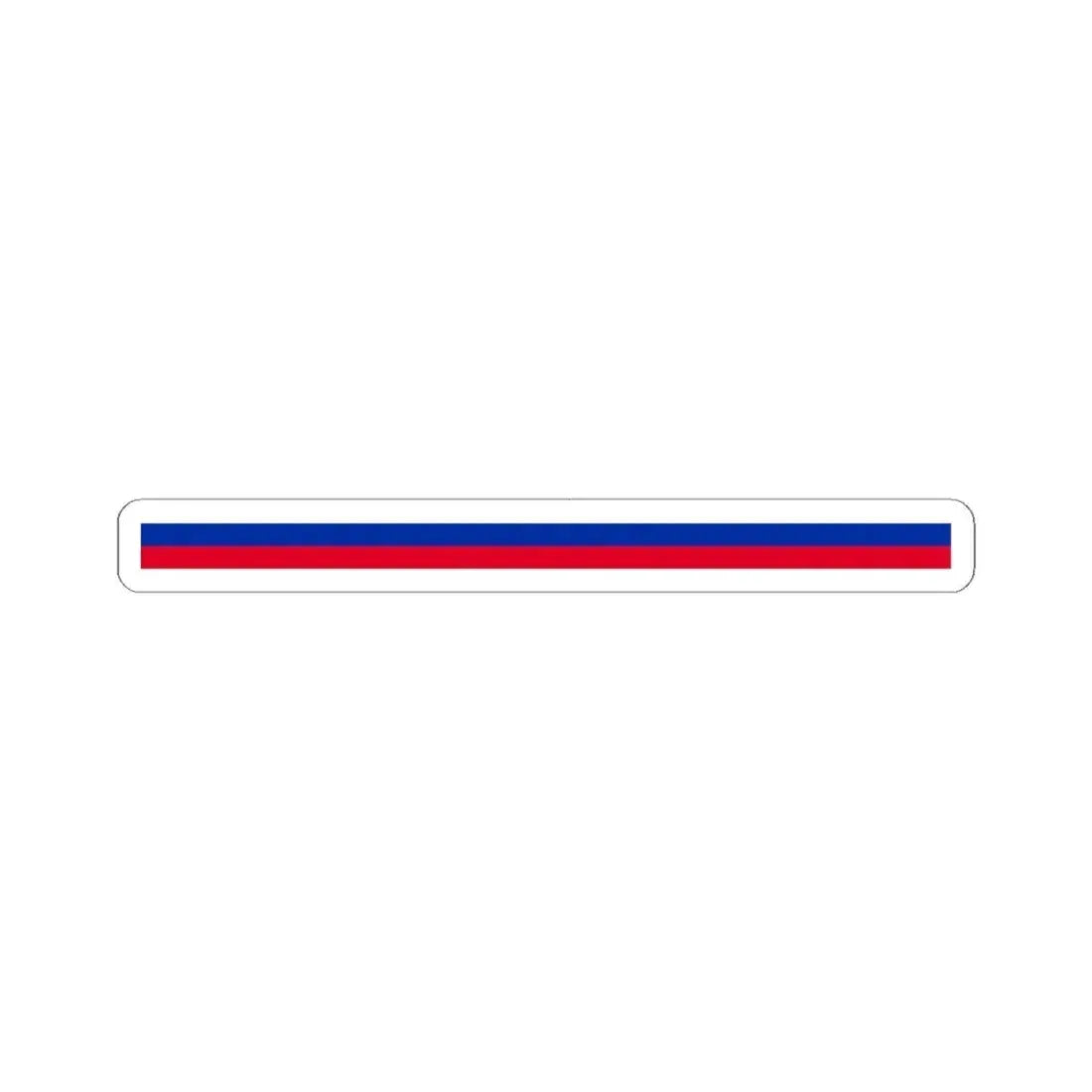 Cambodia flag bar (Cambodia) STICKER Vinyl Kiss-Cut Decal 4 Inch White - The Sticker Space
