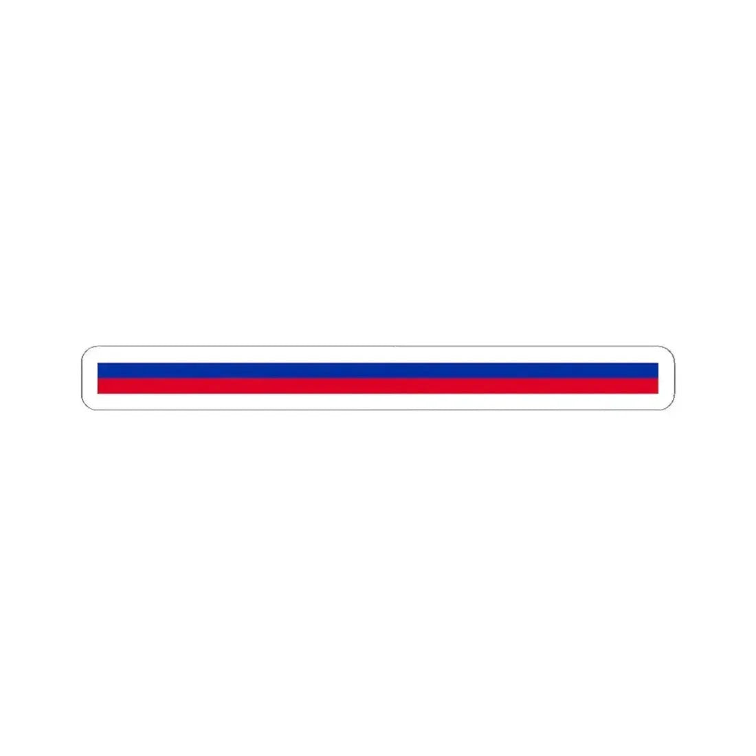 Cambodia flag bar (Cambodia) STICKER Vinyl Kiss-Cut Decal 6 Inch White - The Sticker Space