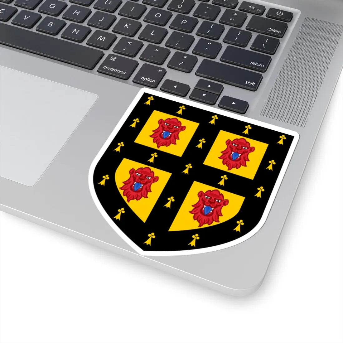 Cambridge University Heraldic and Genealogical Society coat of arms (England) (Coat of Arms) STICKER Vinyl Kiss-Cut Decal - The Sticker Space