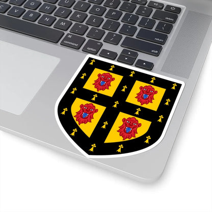 Cambridge University Heraldic and Genealogical Society coat of arms (England) (Coat of Arms) STICKER Vinyl Kiss-Cut Decal - The Sticker Space