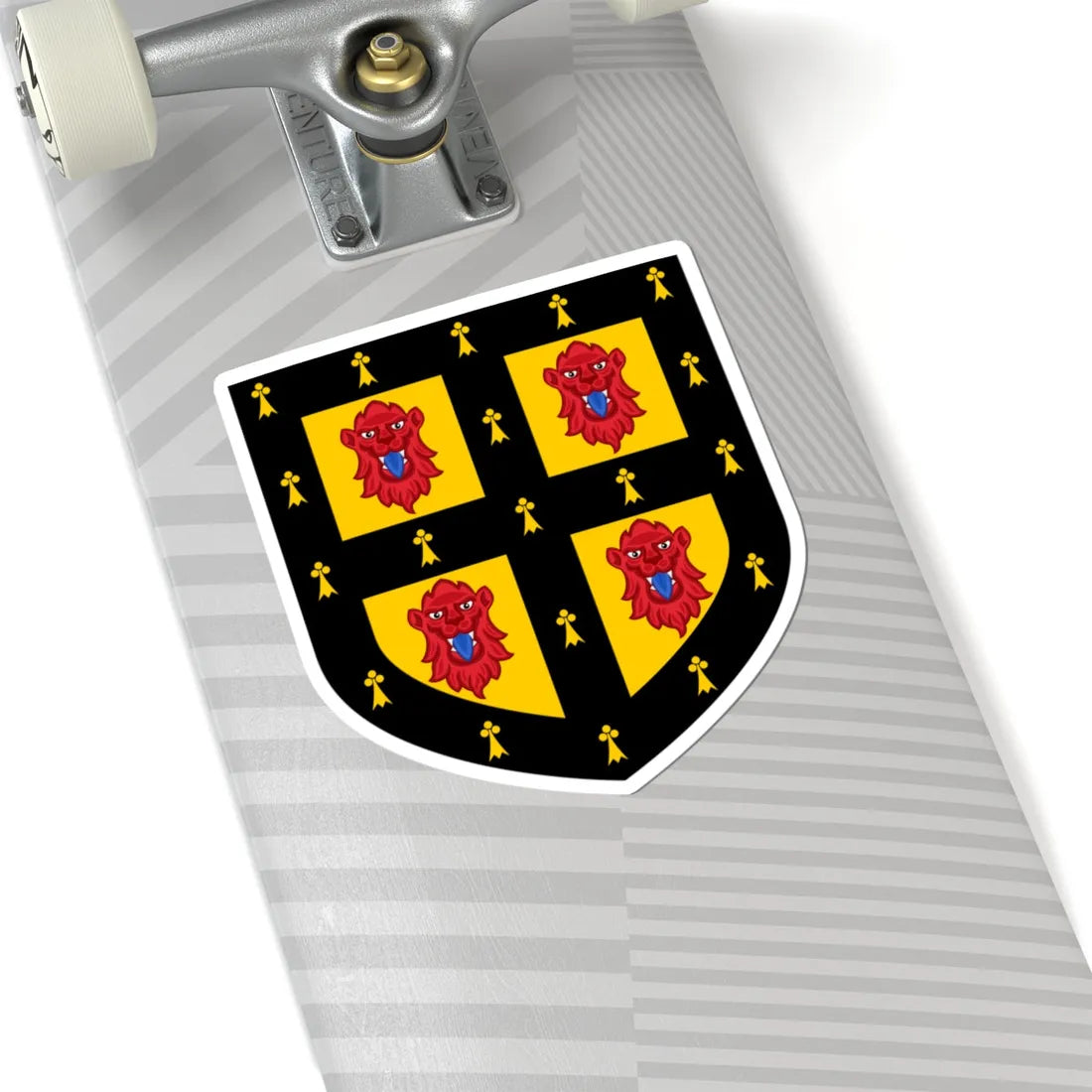 Cambridge University Heraldic and Genealogical Society coat of arms (England) (Coat of Arms) STICKER Vinyl Kiss-Cut Decal - The Sticker Space