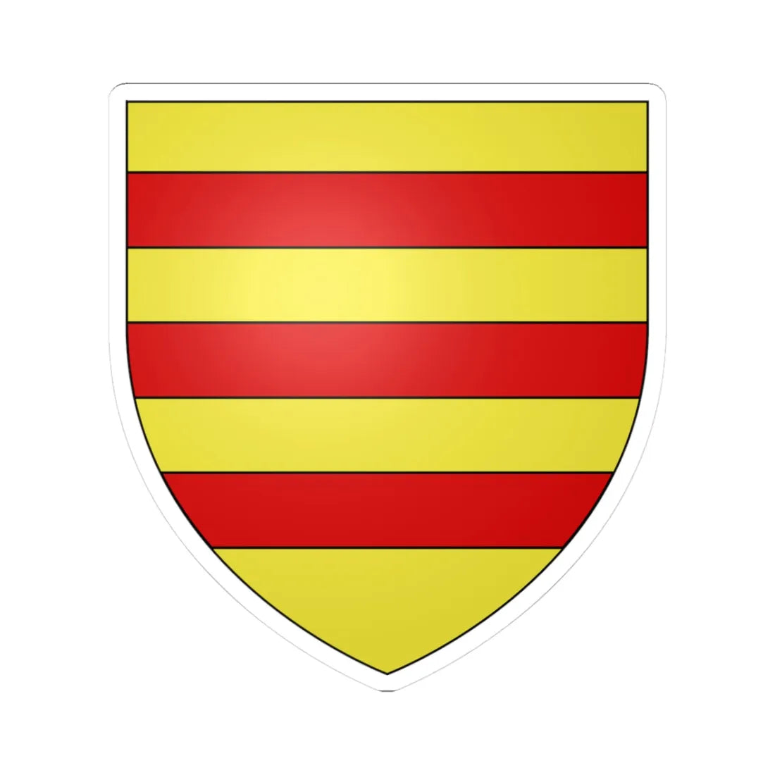 Cameron of Balledgarno arms (Scotland) (Coat of Arms) STICKER Vinyl Kiss-Cut Decal 3 Inch White - The Sticker Space