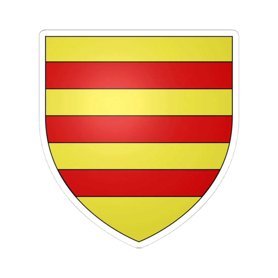 Cameron of Balledgarno arms (Scotland) (Coat of Arms) STICKER Vinyl Kiss-Cut Decal 4 Inch White - The Sticker Space