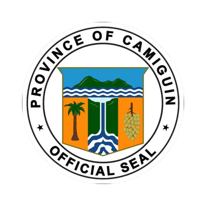 Camiguin Seal (Philippines) STICKER Vinyl Kiss-Cut Decal 2 Inch White - The Sticker Space