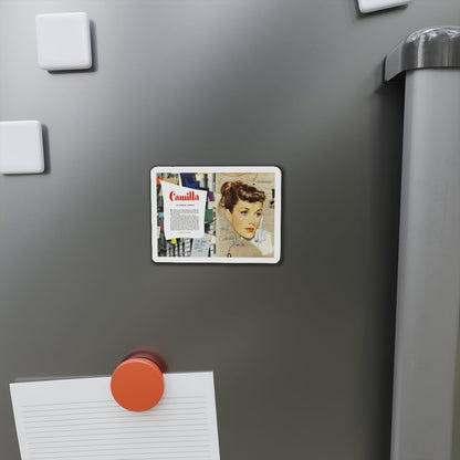 Camilla, Good Housekeeping, June 1949 (Magazine Illustration) Refrigerator Magnet-The Sticker Space