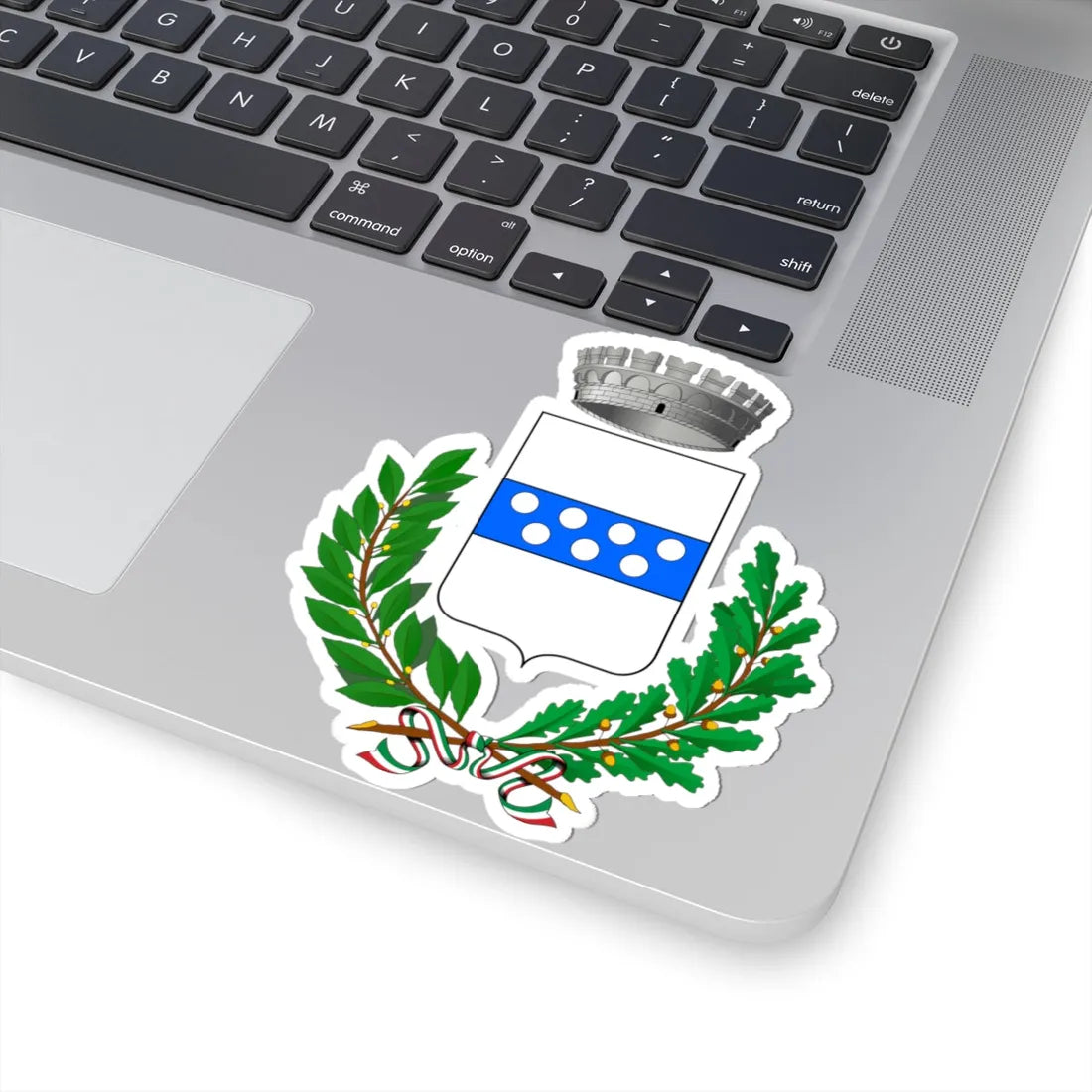 Camo-Stemma (Italy) (Coat of Arms) STICKER Vinyl Kiss-Cut Decal - The Sticker Space