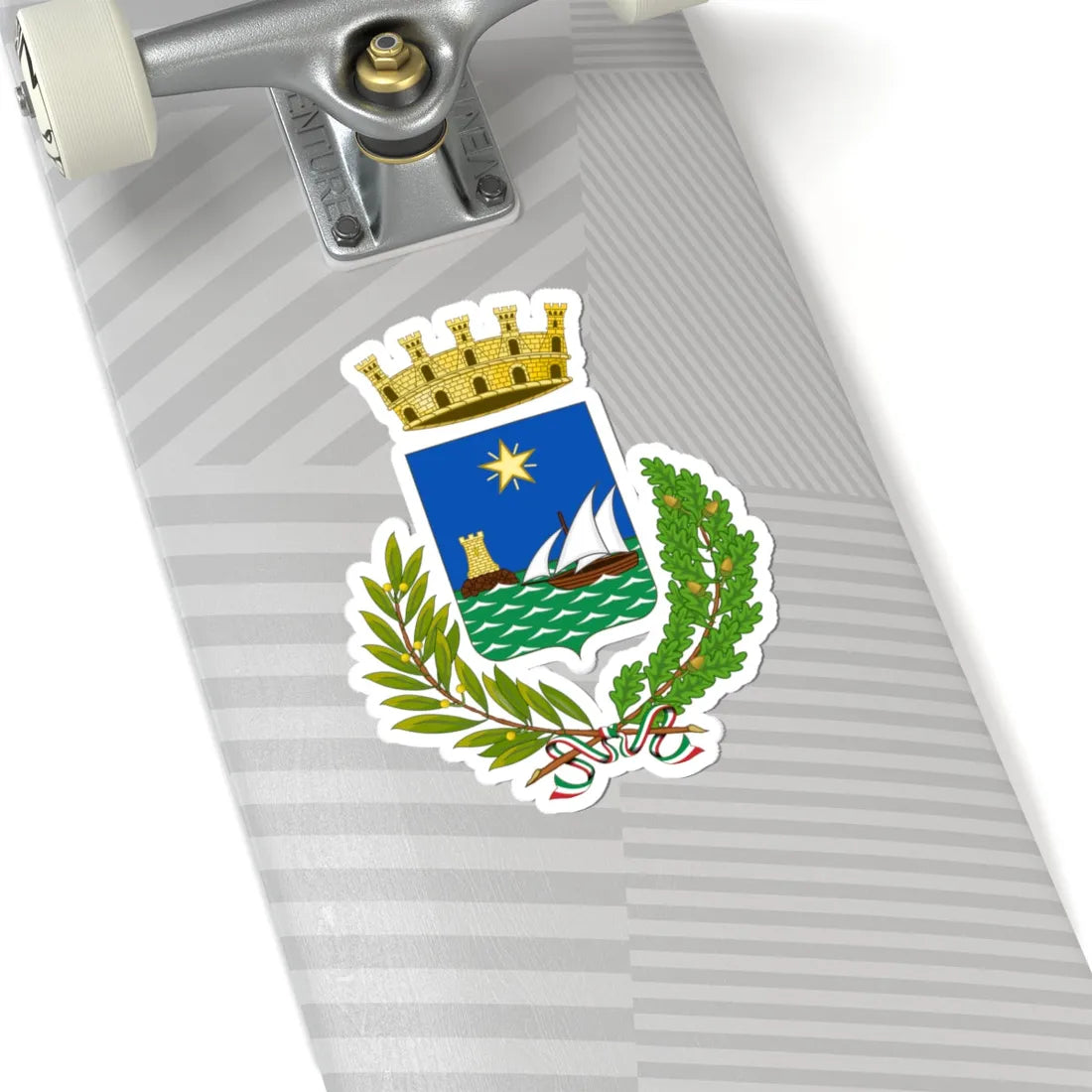 Camogli-Stemma (Italy) (Coat of Arms) STICKER Vinyl Kiss-Cut Decal - The Sticker Space