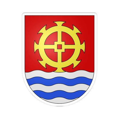 Camorino-coat of arms (Switzerland) (Coat of Arms) STICKER Vinyl Kiss-Cut Decal 4 Inch White - The Sticker Space