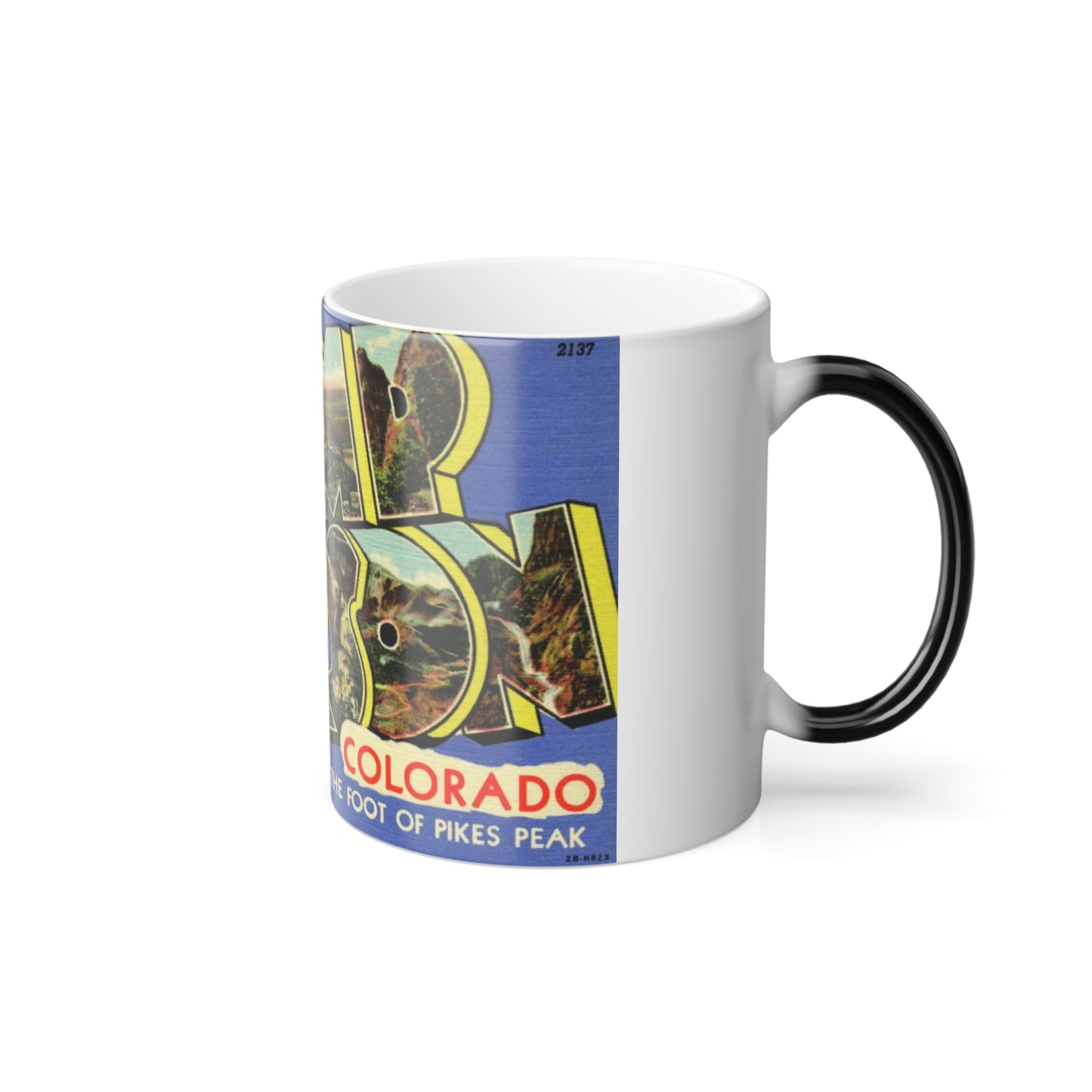 Camp Carson Colorado (Greeting Postcards) Color Changing Mug 11oz-11oz-The Sticker Space