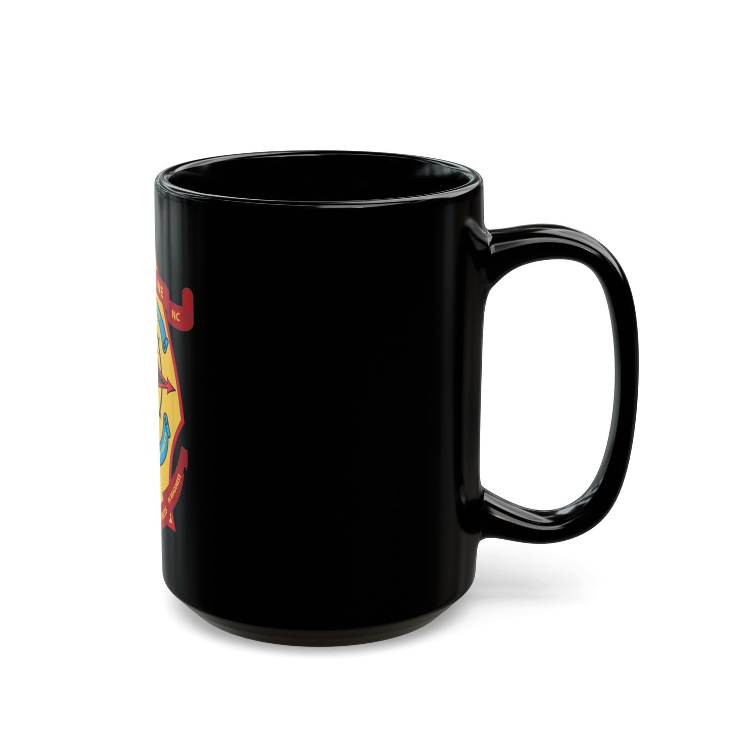 Camp Lejeune Expeditionary (USMC) Black Coffee Mug-The Sticker Space