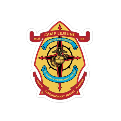 Camp Lejeune Expeditionary (USMC) Transparent STICKER Die-Cut Vinyl Decal 2 Inch - The Sticker Space