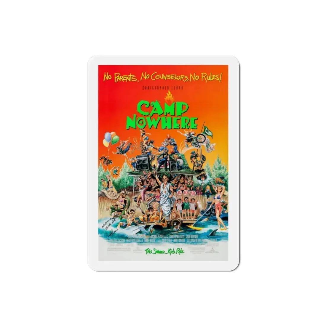 Camp Nowhere 1994 Movie Poster Refrigerator Magnet 2 Inch - The Sticker Space