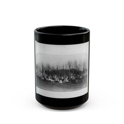 Camp Of 2nd Vermont Volunteers At Camp Griffin, Virginia (U.S. Civil War) Black Coffee Mug