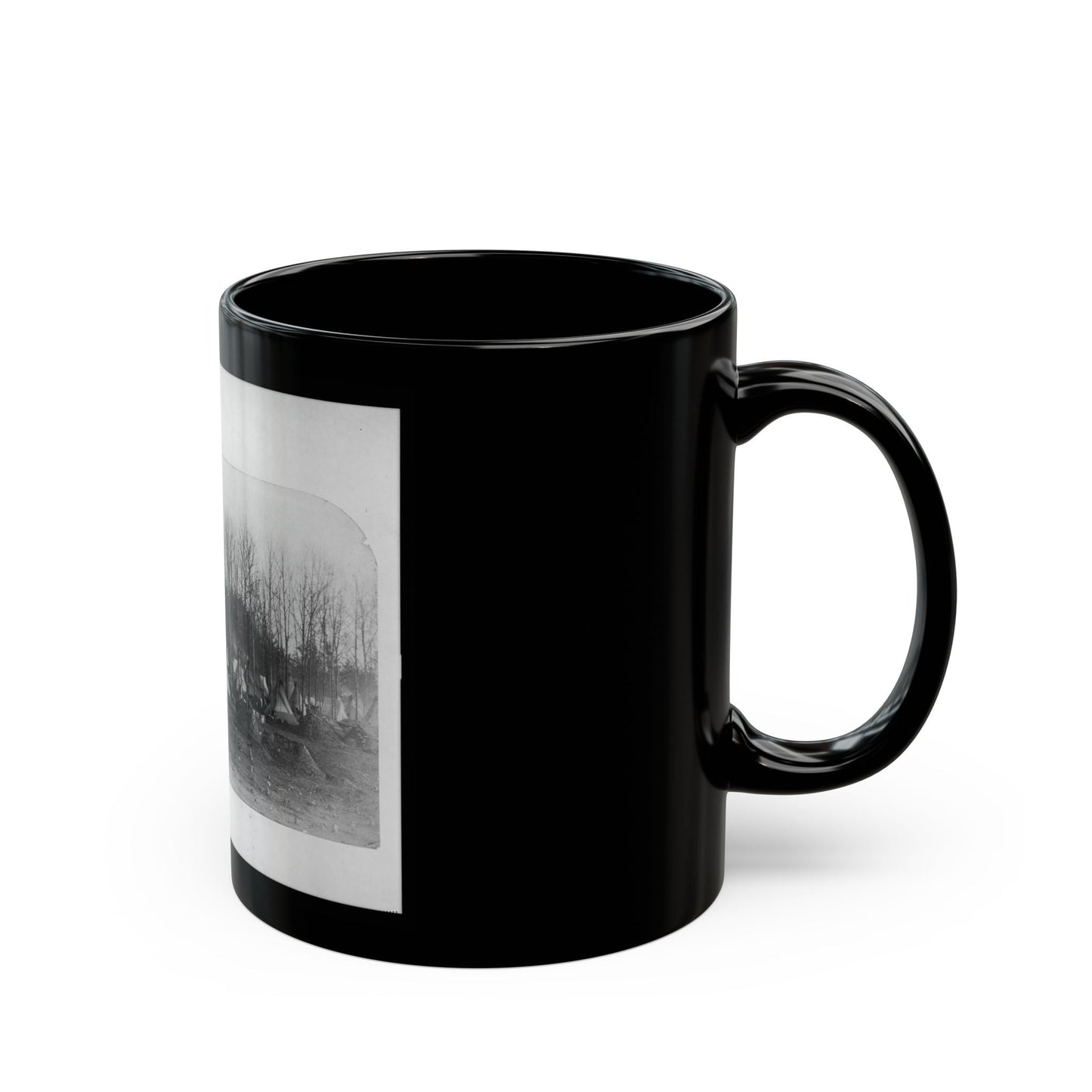 Camp Of 2nd Vermont Volunteers At Camp Griffin, Virginia (U.S. Civil War) Black Coffee Mug