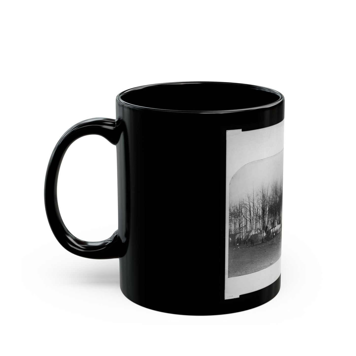 Camp Of 2nd Vermont Volunteers At Camp Griffin, Virginia (U.S. Civil War) Black Coffee Mug