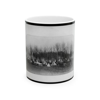 Camp Of 2nd Vermont Volunteers At Camp Griffin, Virginia (U.S. Civil War) White Coffee Mug