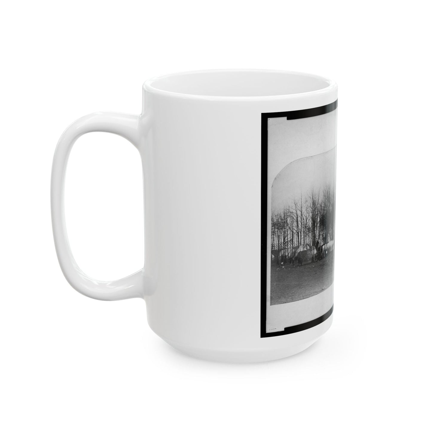 Camp Of 2nd Vermont Volunteers At Camp Griffin, Virginia (U.S. Civil War) White Coffee Mug