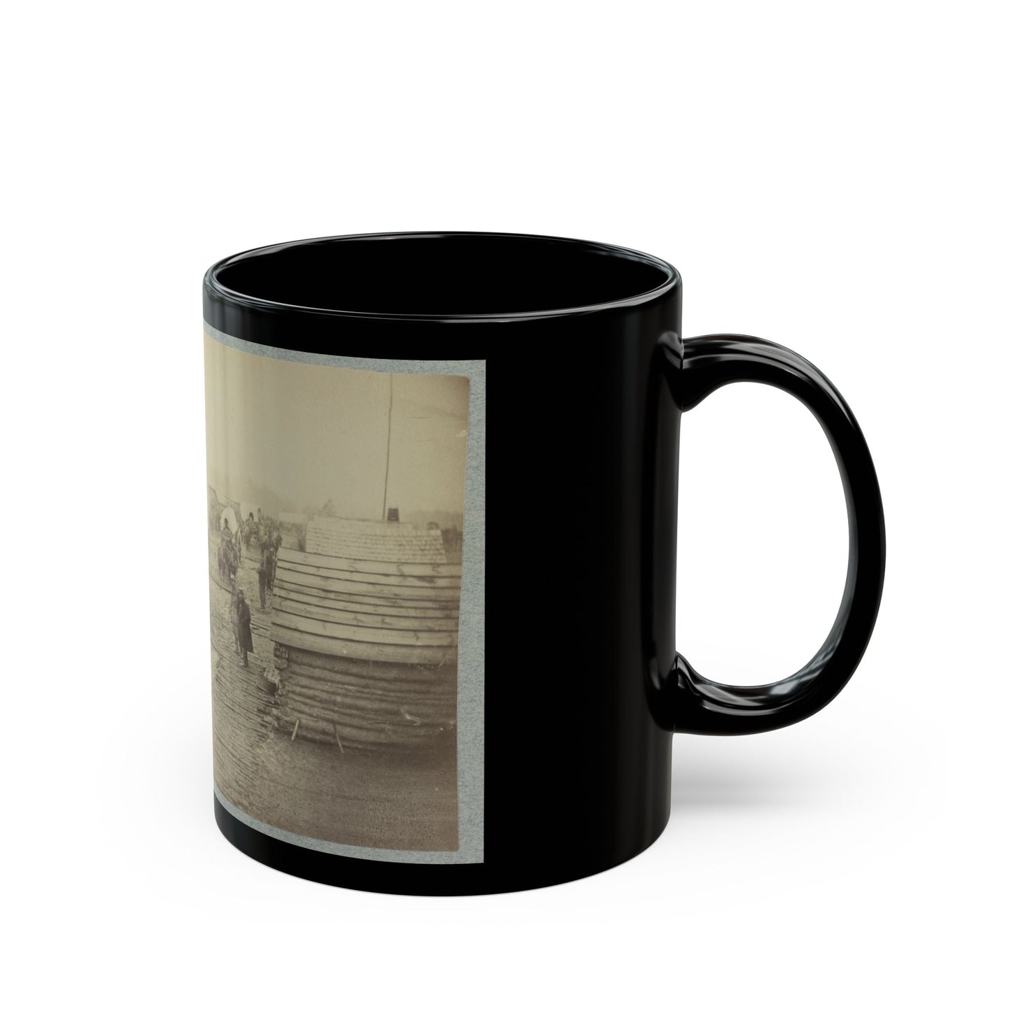 Camp Of The Union Forces At Centreville, Va. Winter 1861-62 (U.S. Civil War) Black Coffee Mug-The Sticker Space