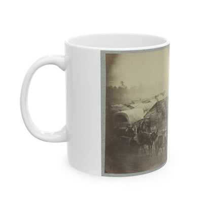 Camp Of The Union Forces At Centreville, Va. Winter 1861-62 (U.S. Civil War) White Coffee Mug-The Sticker Space