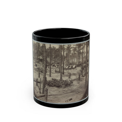 Camp Of Union Soldiers On The Line In Front Of Petersburg, Va., August 10, 1864 (U.S. Civil War) Black Coffee Mug