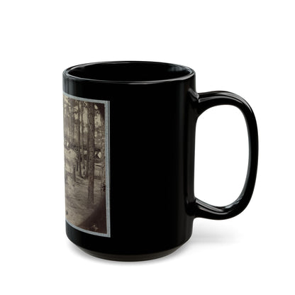 Camp Of Union Soldiers On The Line In Front Of Petersburg, Va., August 10, 1864 (U.S. Civil War) Black Coffee Mug