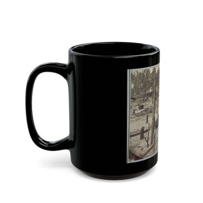 Camp Of Union Soldiers On The Line In Front Of Petersburg, Va., August 10, 1864 (U.S. Civil War) Black Coffee Mug