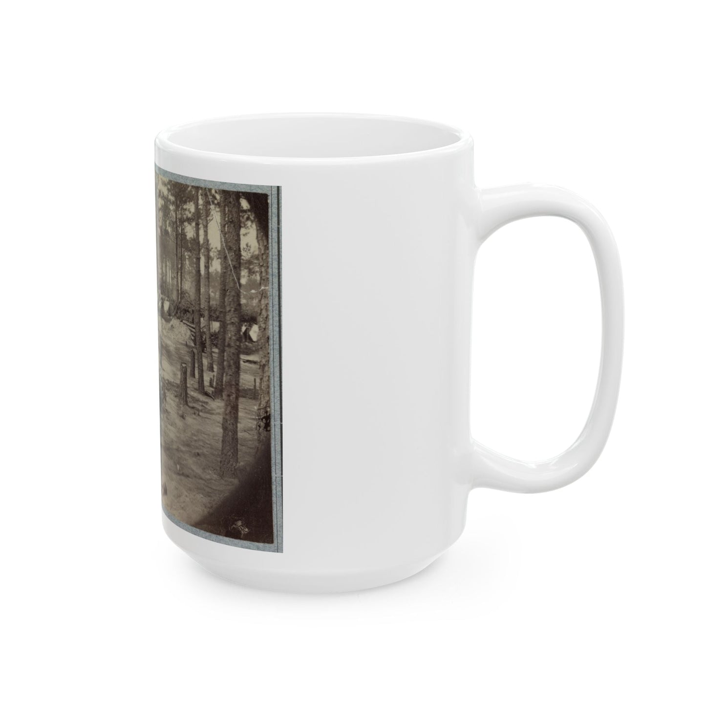 Camp Of Union Soldiers On The Line In Front Of Petersburg, Va., August 10, 1864 (U.S. Civil War) White Coffee Mug