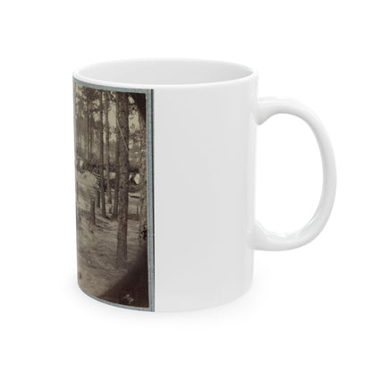 Camp Of Union Soldiers On The Line In Front Of Petersburg, Va., August 10, 1864 (U.S. Civil War) White Coffee Mug