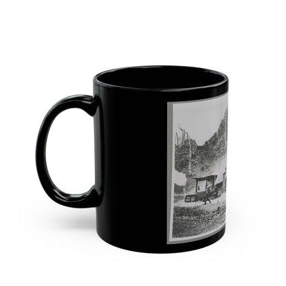 Camp (U.S. Civil War) Black Coffee Mug-The Sticker Space