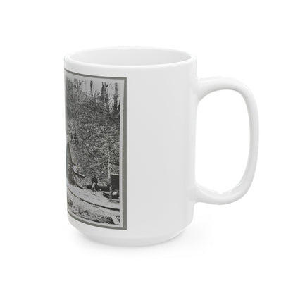 Camp (U.S. Civil War) White Coffee Mug-The Sticker Space