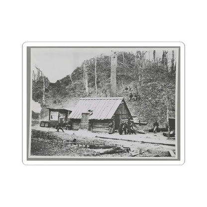 Camp (U.S. Civil War) STICKER Vinyl Kiss-Cut Decal 4 Inch White - The Sticker Space