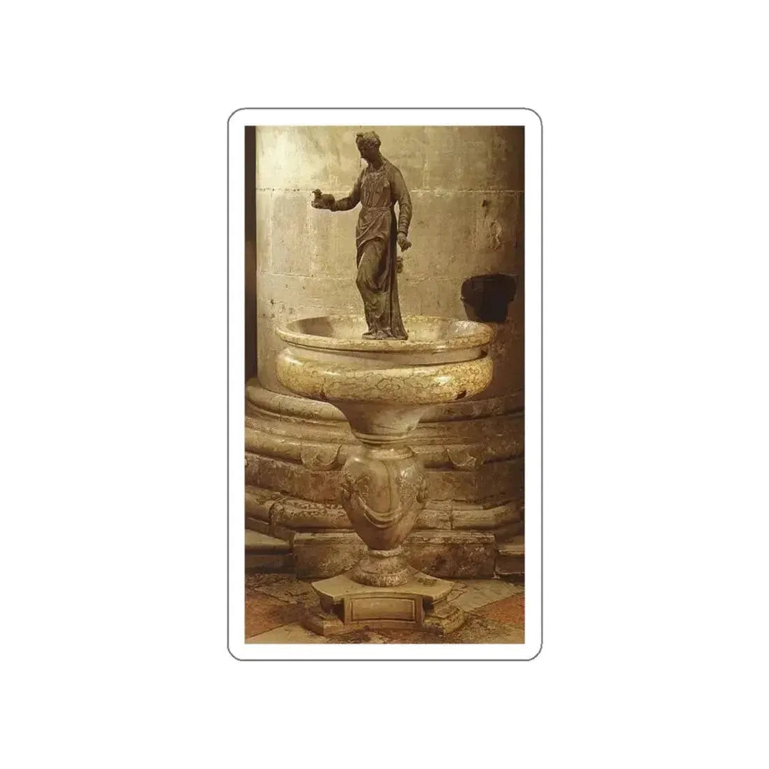 CAMPAGNA, Girolamo - St Agnes (Meekness) (Artwork) STICKER Vinyl Die-Cut Decal - The Sticker Space