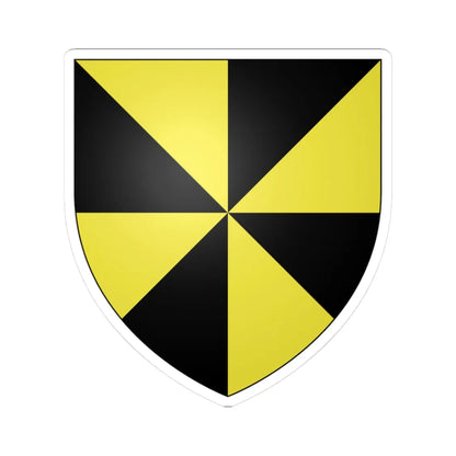 Campbell arms (Scotland) (Coat of Arms) STICKER Vinyl Kiss-Cut Decal 3 Inch White - The Sticker Space