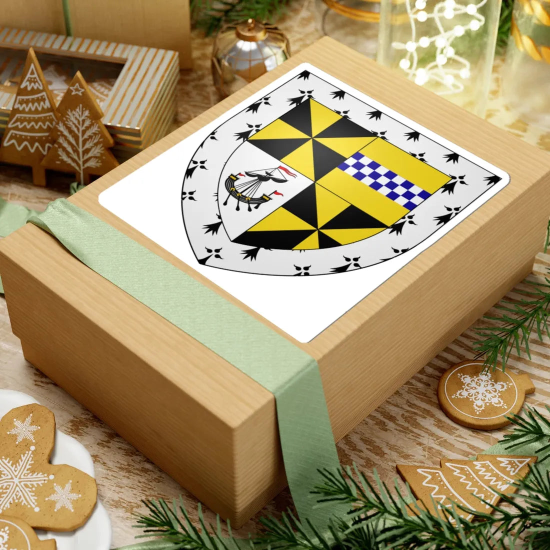 Campbell of Aberuchill arms (Scotland) (Coat of Arms) STICKER Vinyl Kiss-Cut Decal - The Sticker Space