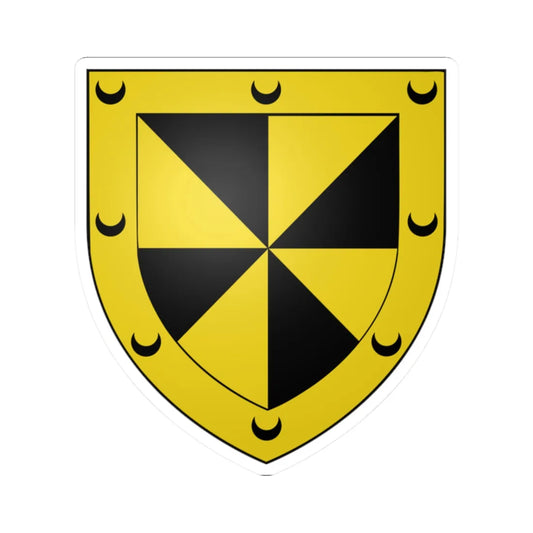 Campbell of Auchawillig arms (Scotland) (Coat of Arms) STICKER Vinyl Kiss-Cut Decal 2 Inch White - The Sticker Space