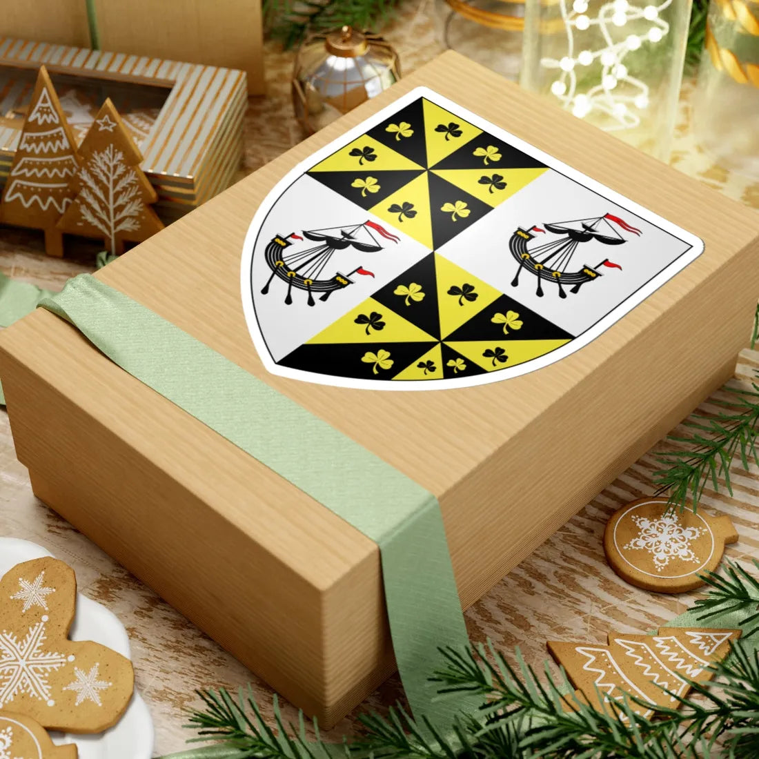 Campbell of Blythswood arms (Scotland) (Coat of Arms) STICKER Vinyl Kiss-Cut Decal - The Sticker Space